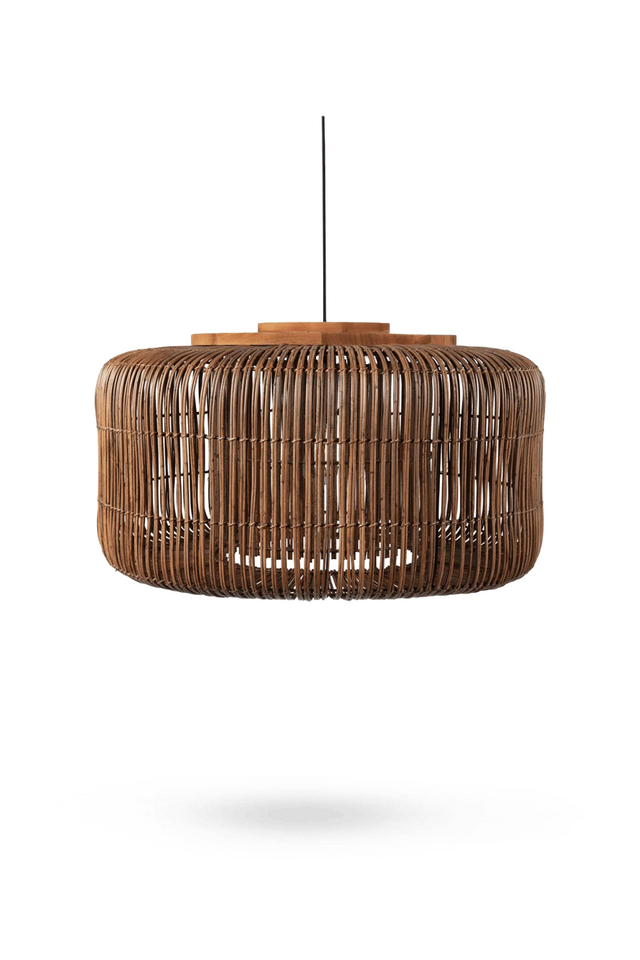 Round Rattan Hanging Lamp | dBodhi Bucket | OROA.com