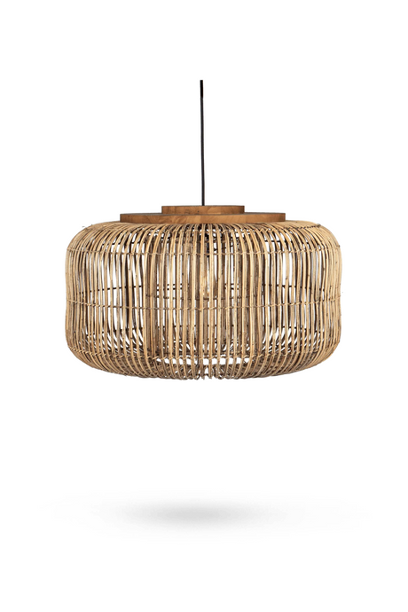 Round Rattan Hanging Lamp | dBodhi Bucket | OROA.com