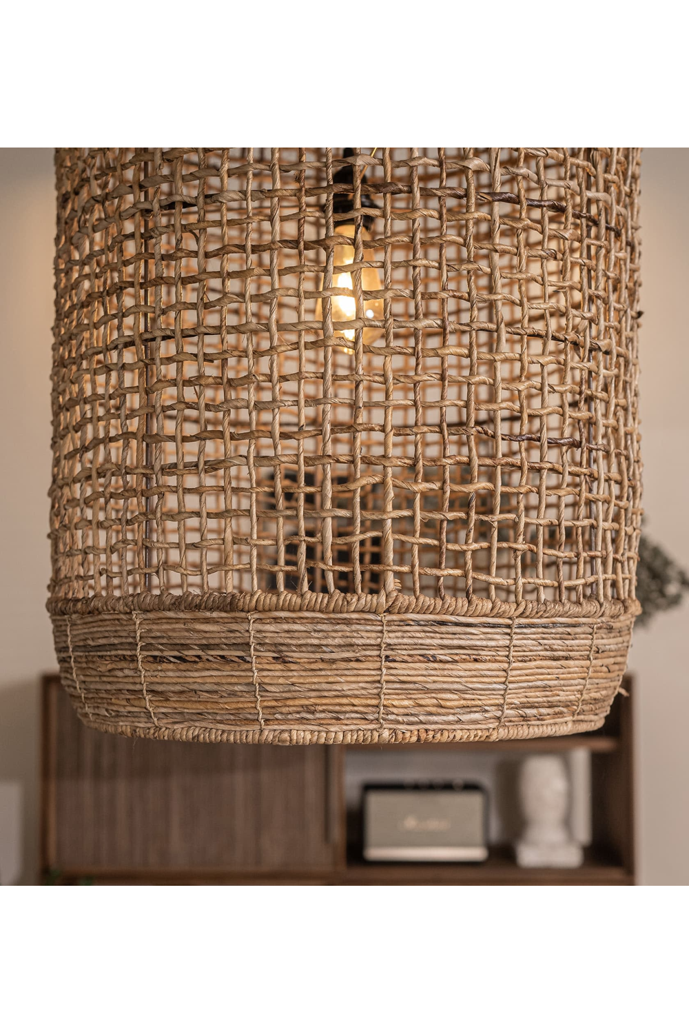 Abaca Rustic Lampshade | dBodhi Brandy Koi |  OROA.com