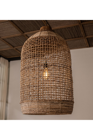 Abaca Rustic Lampshade | dBodhi Brandy Koi |  OROA.com
