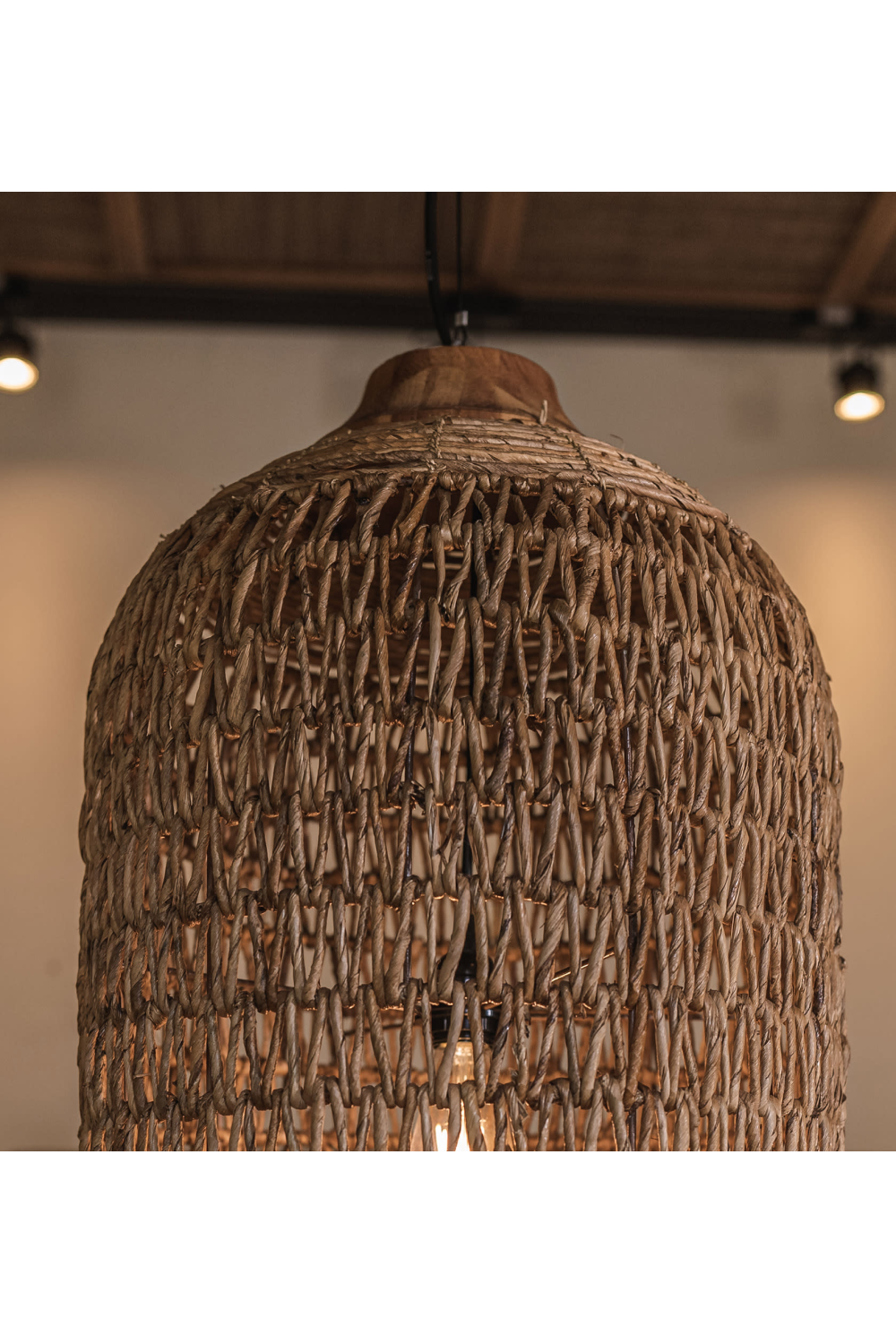 Abaca Latticed Lampshade | dBodhi Brandy Wing |  OROA.com