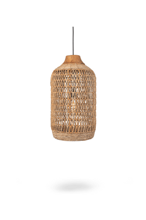 Abaca Latticed Lampshade | dBodhi Brandy Wing |  OROA.com