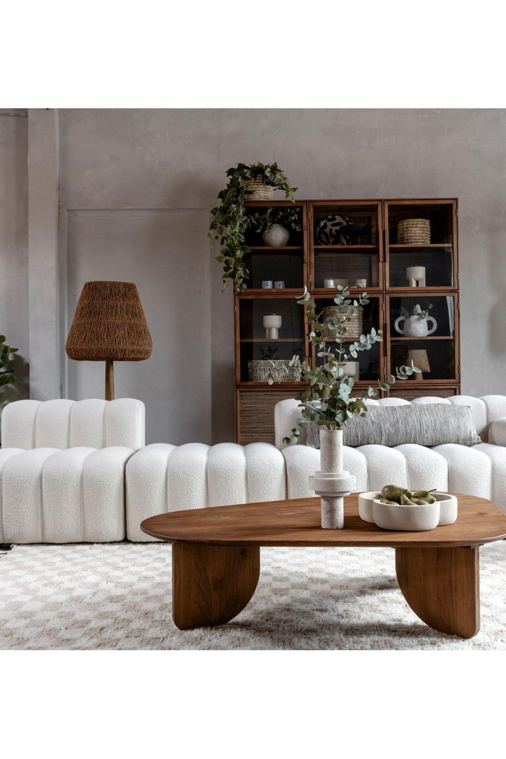 Woven Coconut Fiber Floor Lamp | dBodhi Big Ben  | OROA.com