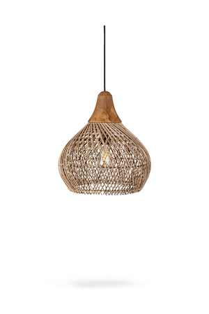 Braided Rattan Hanging Lamp | dBodhi Bell | OROA.com