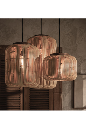 Natural Rattan Hanging Lamp | dBodhi Barrel | OROA.com