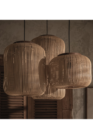 Natural Rattan Hanging Lamp | dBodhi Barrel | OROA.com
