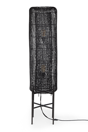 Rattan Mesh Structure Floor Lamp | dBodhi Chunk | OROA.com