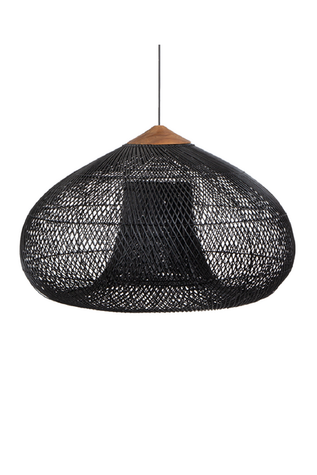 Braided Rattan Hanging Lamp | dBodhi Drum | OROA.com
