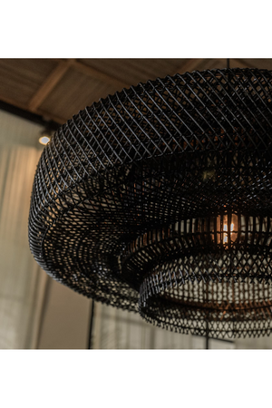 Black Rattan Lampshade | dBodhi Elements |  OROA.com