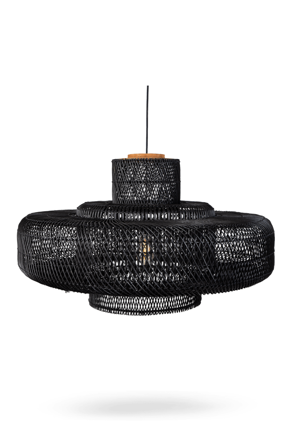 Black Rattan Lampshade | dBodhi Elements |  OROA.com