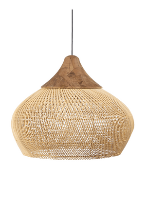 Braided Rattan Hanging Lamp | dBodhi Harp | OROA.com