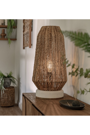 Diamond-Shaped Fiber Table Lamp | dBodhi Obelisk |  OROA.com