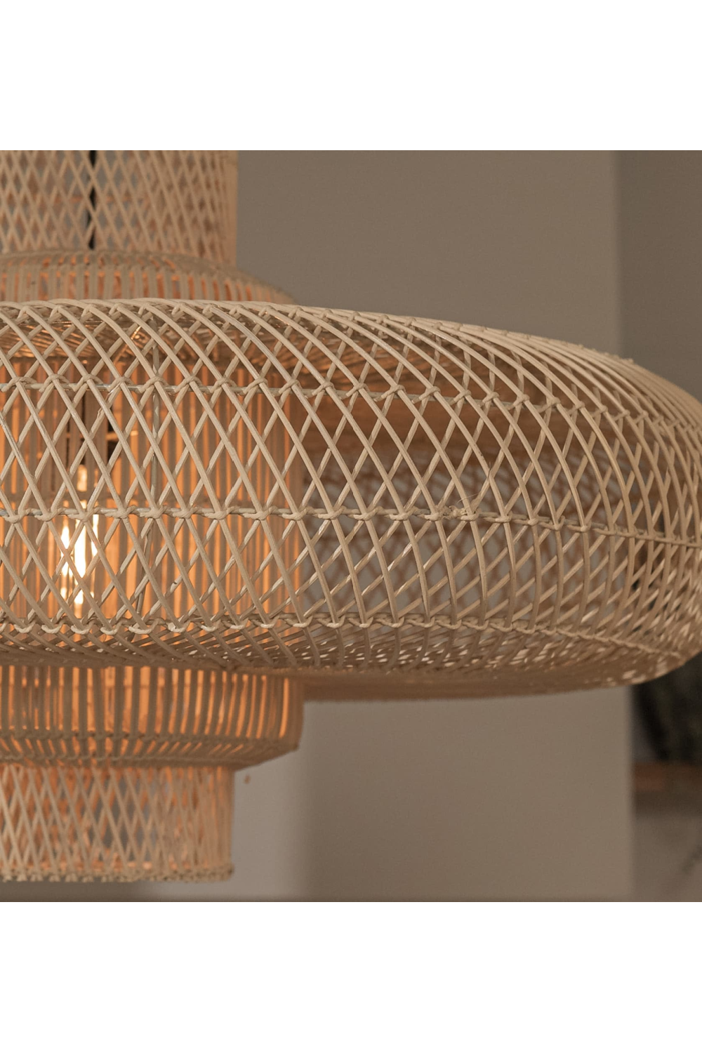 Natural Rattan Modern Lampshade | dBodhi Organo |  OROA.com