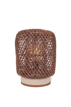 Brown Rattan Table Lamp | dBodhi Palma |  OROA.com