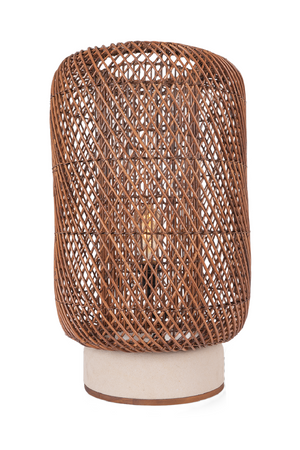 Brown Rattan Table Lamp | dBodhi Palma |  OROA.com
