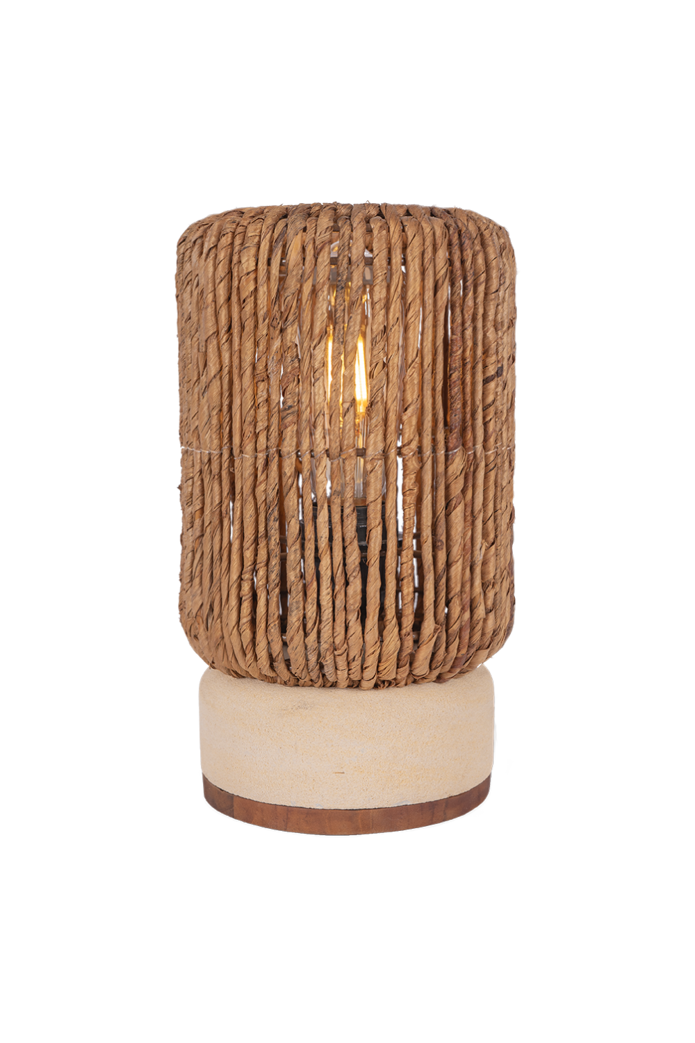 Abaca Cylindrical Table Lamp | dBodhi Pole | OROA.com