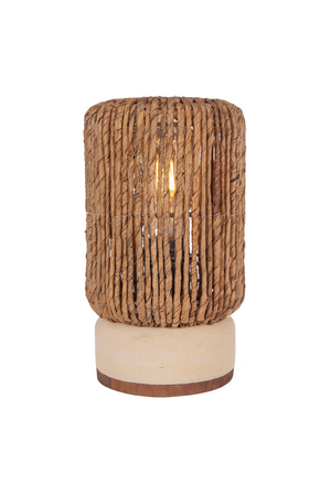 Abaca Cylindrical Table Lamp | dBodhi Pole | OROA.com