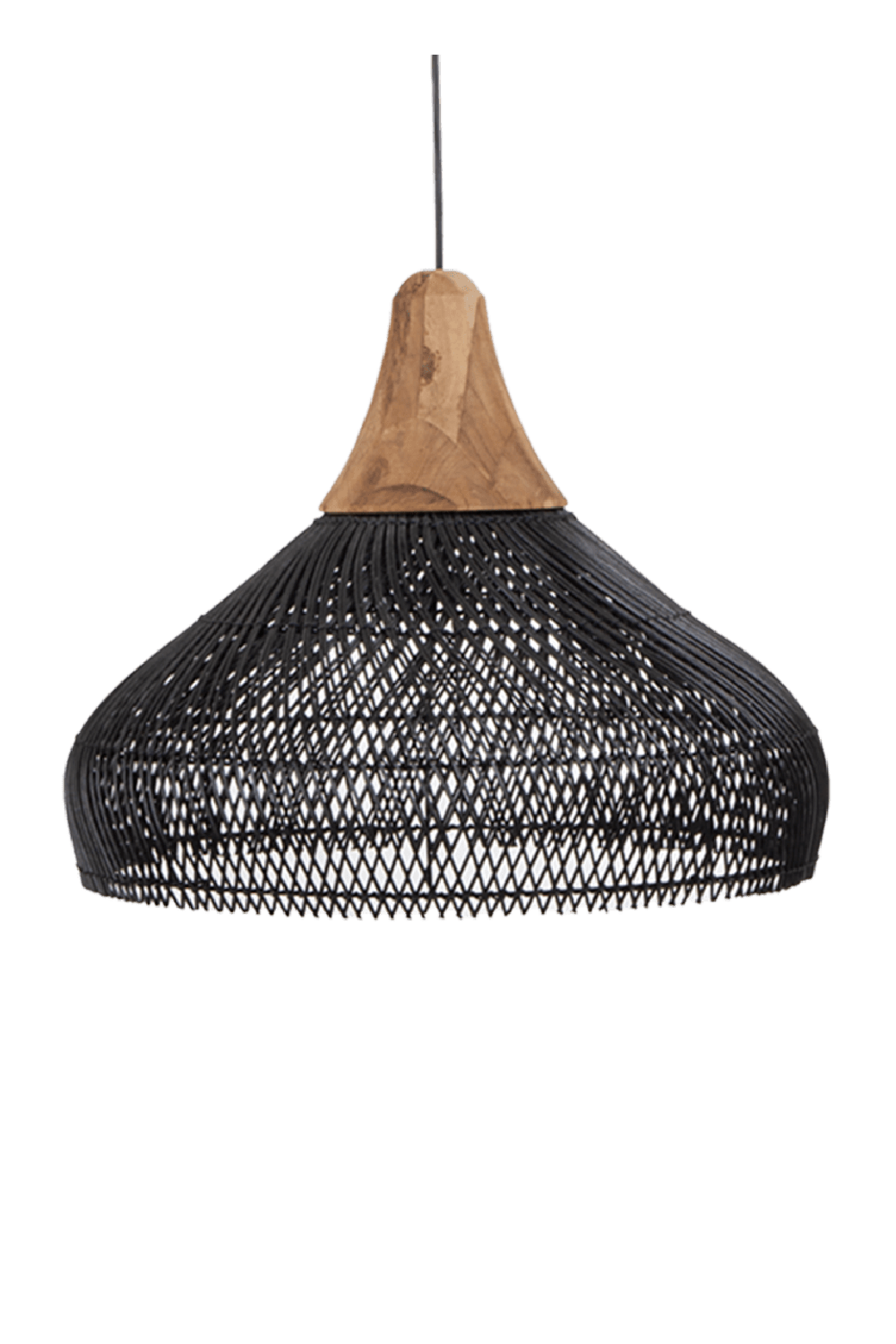 Conical Rattan Braid Hanging Lamp | dBodhi Tuba | OROA.com