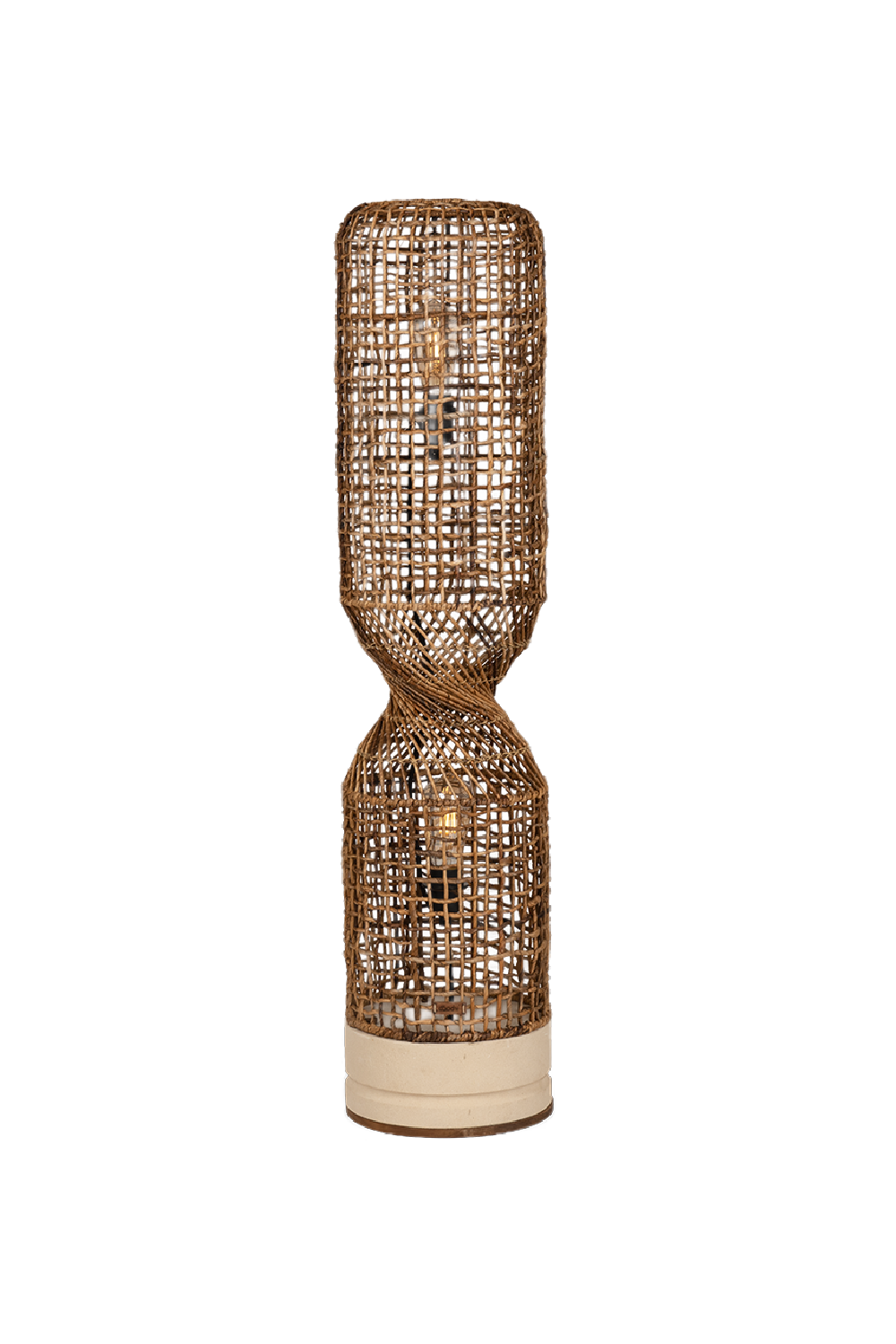 Abaca Rustic Floor Lampshade | dBodhi Twister |  OROA.com