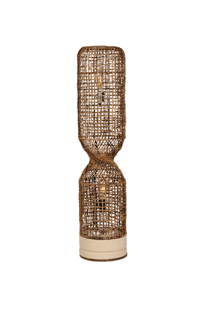 Abaca Rustic Floor Lampshade | dBodhi Twister |  OROA.com
