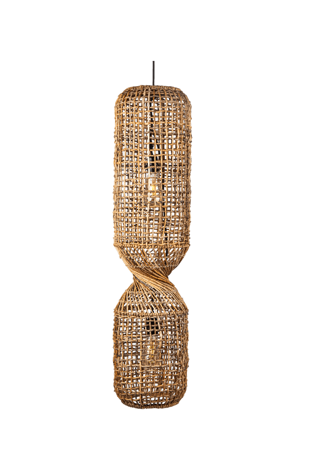 Abaca Rustic Hanging Lamp | dBodhi Twister Koi |  OROA.com