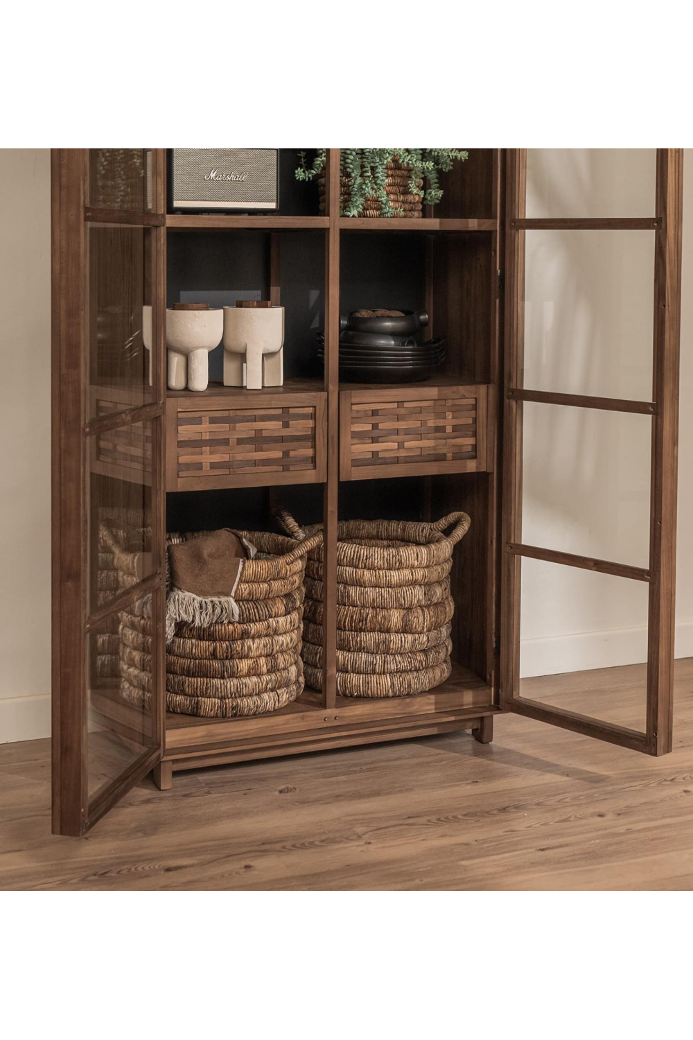 Scandi Teak Display Cabinet | dBodhi Motion | OROA.com