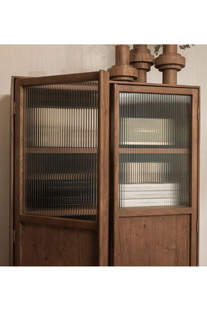 Fluted Glass 2-Door Cabinet | dBodhi Motion | OROA.com