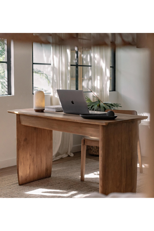 Teak 2-Drawer Writing Desk | dBodhi Nova | OROA.com