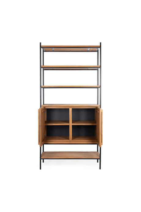Wooden Cabinet With Open Shelves | dBodhi Outline | OROA.com