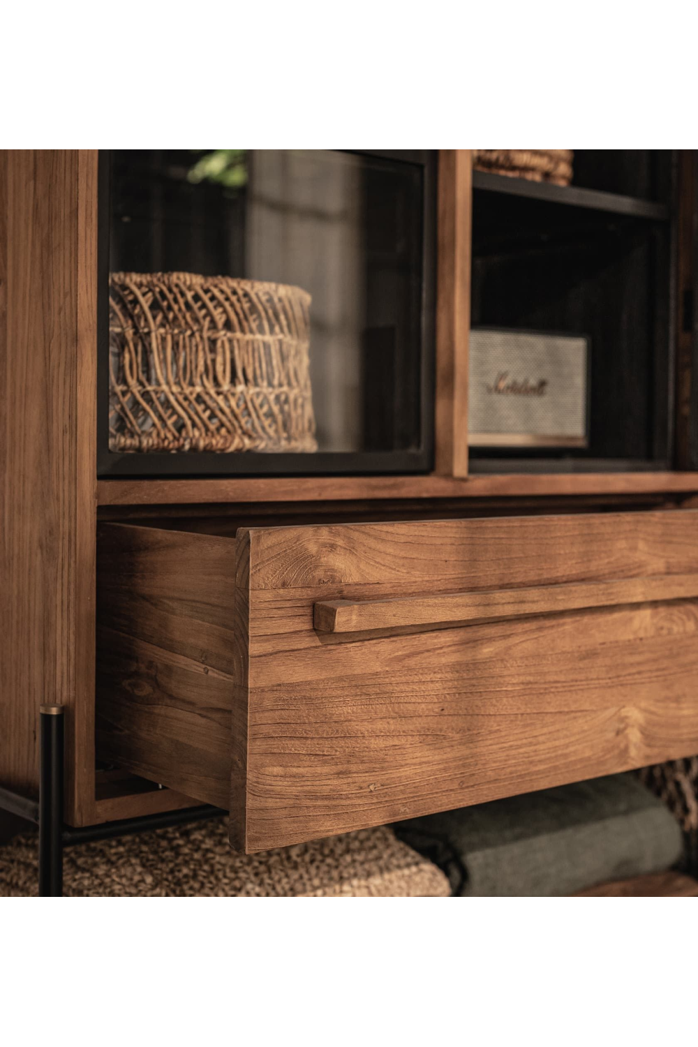 Glass Door Cabinet With Drawer | dBodhi Outline | OROA.com