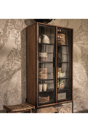Wooden Cabinet With Glass Doors | dBodhi Outline | OROA.com