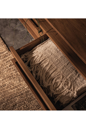 Farmhouse Style Sideboard With Open Rack | dBodhi Outline | OROA.com