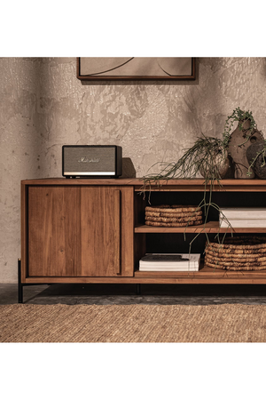 Wooden Sideboard With Open Shelves | dBodhi Outline | OROA.com