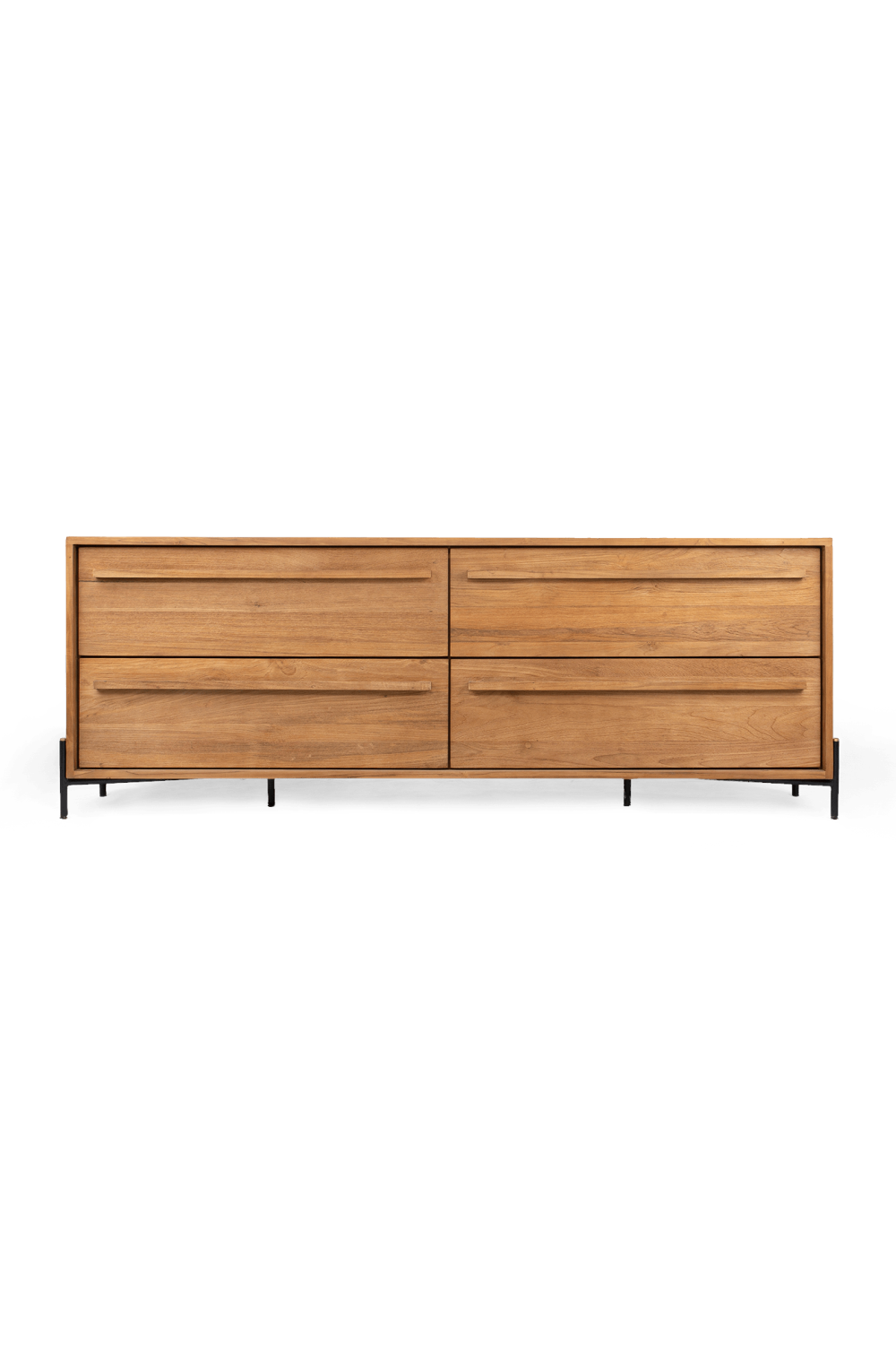 Natural Teak 4-Drawer Dresser | dBodhi Outline | OROA