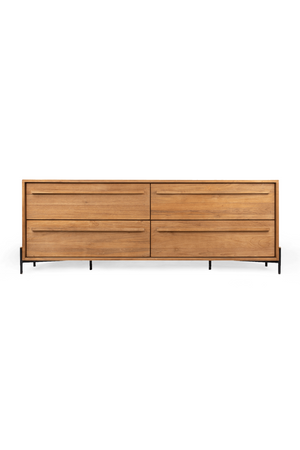 Natural Teak 4-Drawer Dresser | dBodhi Outline | OROA
