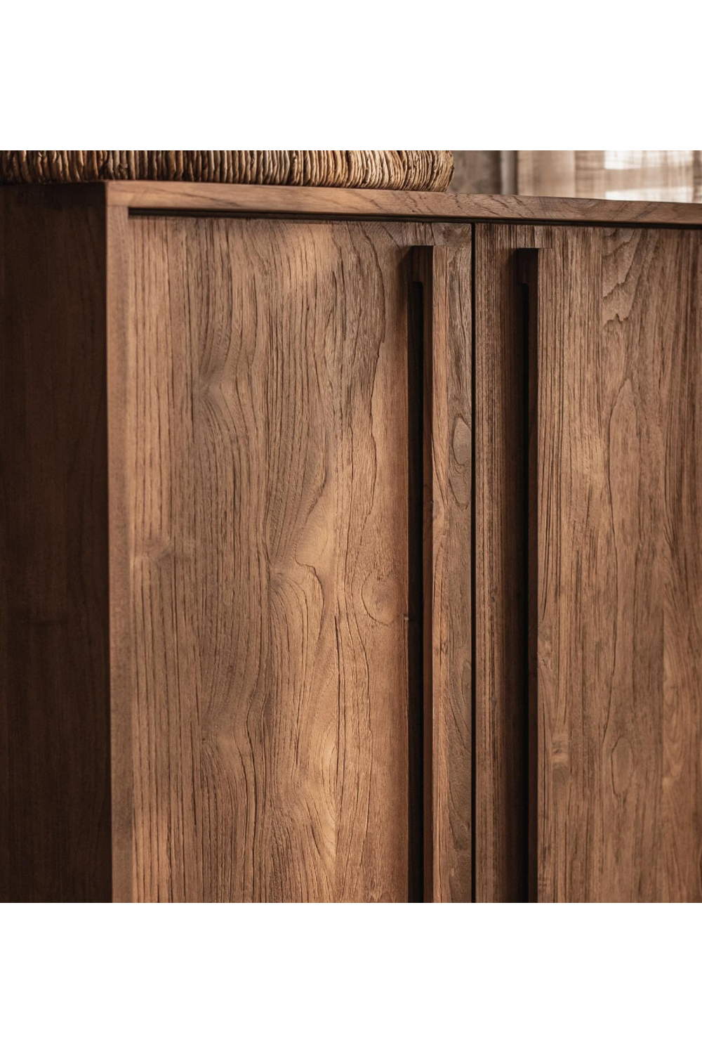 Modern Teak 2-Door Dresser | dBodhi Outline | OROA.com