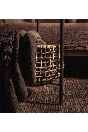 Abaca Basket Round Side Table | dBodhi Outline | OROA.com