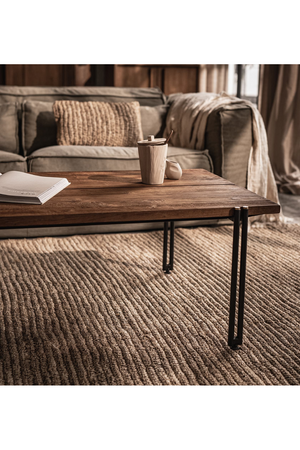 Rectangular Modern Rustic Coffee Table | dBodhi Outline | OROA.com