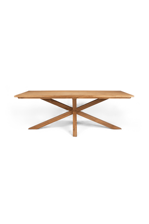 Natural Wooden Matrix Leg Dining Table | dBodhi Xono | OROA.com