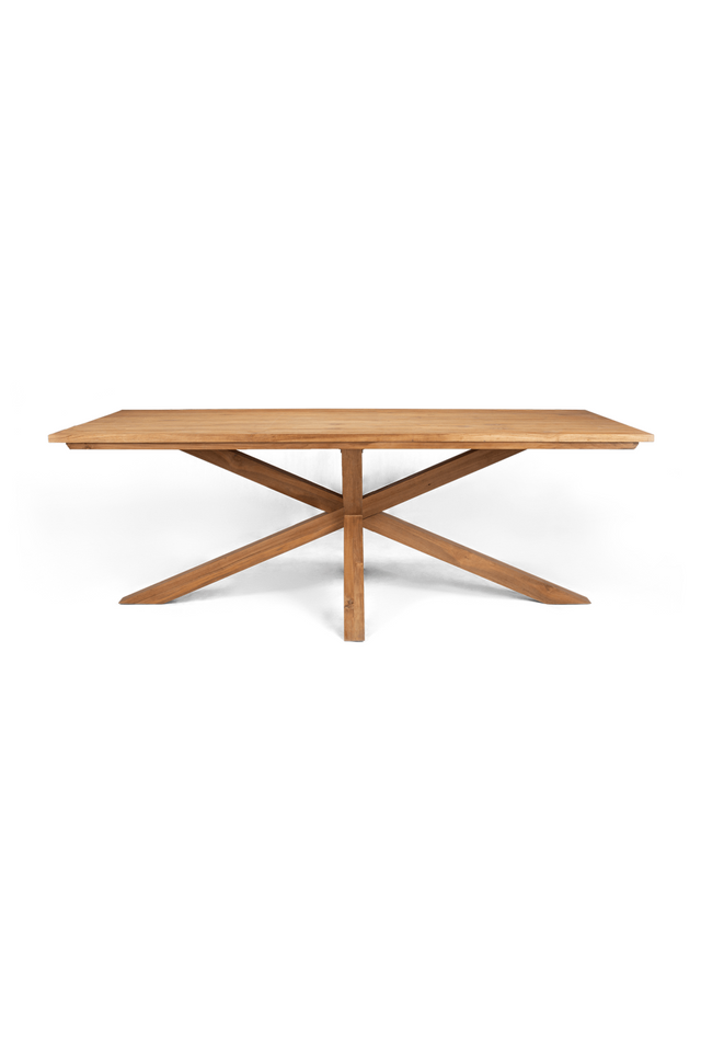 Natural Wooden Matrix Leg Dining Table | dBodhi Xono | OROA.com