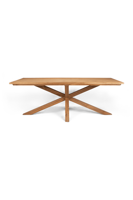 Natural Wooden Matrix Leg Dining Table | dBodhi Xono | OROA.com