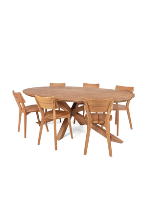 Oval Teak Dining Table | dBodhi Xono  | OROA.com
