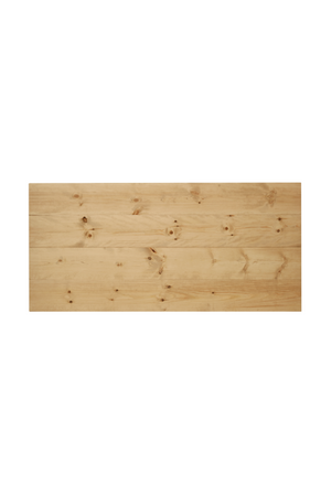 Straight-Cut Pine Wood Headboard | Decowood Flanders | Oroa.com