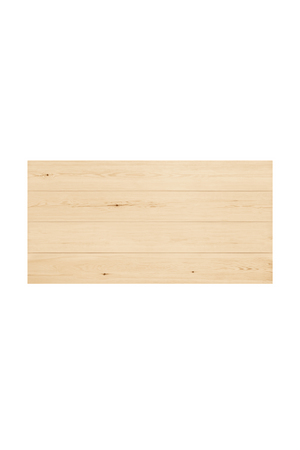 Straight-Cut Pine Wood Headboard | Decowood Flanders | Oroa.com