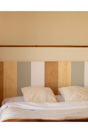 Multicolored Pine Wood Headboard | Decowood Flanders | Oroa.com