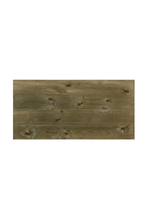 Straight-Cut Pine Wood Headboard | Decowood Flanders | Oroa.com