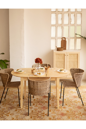 Rattan 2-Door Sideboard | Decowood Frida | Oroa.com