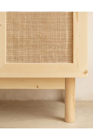 Rattan 2-Door Sideboard | Decowood Frida | Oroa.com