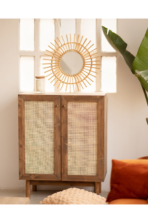 Rattan 2-Door Sideboard | Decowood Frida | Oroa.com