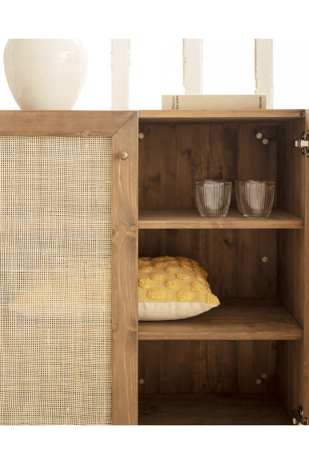 Rattan 2-Door Sideboard | Decowood Frida | Oroa.com